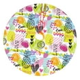 thumbnail image 1 of Sikiie Tropical Pineapples 30-48 inches {designName} Print Christmas Tree Skirt Snowman Xmas Tree Skirt with Edge Christmas Decorations for Holiday Party-48", 1 of 7