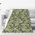 thumbnail image 1 of Sikiie Tropical Plants Green Ultra-Soft Micro flannel Blanket Luxury All Seasons Warm Blanket for Bedding Sofa and Travel (4 sizes)-50"x40", 1 of 7