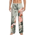 thumbnail image 1 of Sikiie Tropical With Flamingos Pajama Pants Men, PJ Bottoms, Sleep & Lounge Pants-Medium, 1 of 6