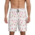 thumbnail image 1 of Sikiie Tulips Flowers Mens Pajama Shorts, Lightweight Lounge Pant with Pockets Soft Sleep Pj Shorts for Men4X-Large, 1 of 6