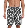 thumbnail image 1 of Sikiie Tulips Flowers Mens Pajama Shorts, Lightweight Lounge Pant with Pockets Soft Sleep Pj Shorts for MenX-Large, 1 of 6