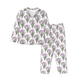 thumbnail image 1 of Sikiie Tulips Flowers Women's Long-Sleeve Shirt and Full-Length Bottom Pajama Set (s-xxl)-Small, 1 of 7