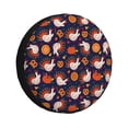 thumbnail image 1 of Sikiie Turkey And Thanksgiving PVC Leather Spare Tire Wheel Cover Spare Tire Cover, for Car Truck SUV Camper Trailer Universal Fit(14-17in)-16 inch, 1 of 6