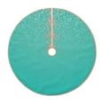 thumbnail image 1 of Sikiie Turquoise Glitter Christmas Tree Skirt, Christmas Tree Decorations, Christmas Decor, Tree Mat Decoration(30-48IN)-36", 1 of 6