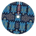 thumbnail image 1 of Sikiie Turtle 30-48 inches {designName} Print Christmas Tree Skirt Snowman Xmas Tree Skirt with Edge Christmas Decorations for Holiday Party, 1 of 7