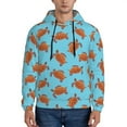 thumbnail image 1 of Sikiie Turtle Men's Hoodie, Essentials Hoodie, Sweatshirt, Pullover Hooded Sweatshirt for Men-4X-Large, 1 of 7
