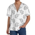 thumbnail image 1 of Sikiie Turtle Men's Wrinkle Free Untucked Cuban Shirt Business Casual Button Down Shirts Short Sleeve Shirt3X-Large, 1 of 5