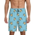 thumbnail image 1 of Sikiie Turtle Mens Pajama Shorts, Lightweight Lounge Pant with Pockets Soft Sleep Pj Shorts for Men4X-Large, 1 of 6