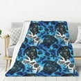 thumbnail image 1 of Sikiie Turtle，Shell Algae Starfish Coral Cozy Flannel Fleece Throw Blanket: Lightweight & Thick for All Seasons - Perfect for Women, Men, & Kids"80"x60", 1 of 6