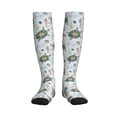 thumbnail image 1 of Sikiie Turtle and Sea Life 1 Pairs Compression Socks for Men and Women 15-20 mmHg Running Support Socks, 1 of 7