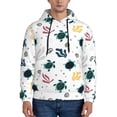 thumbnail image 1 of Sikiie Turtles And Corals Men's Hoodie, Essentials Hoodie, Sweatshirt, Pullover Hooded Sweatshirt for Men-Medium, 1 of 7