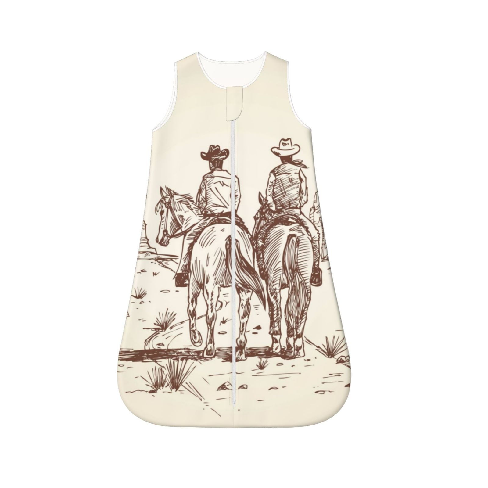 Sikiie Two Cowboys Riding Horses In The Desert Baby Sleep Sack, Baby