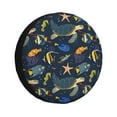 thumbnail image 1 of Sikiie Undersea Animals PVC Leather Spare Tire Wheel Cover Spare Tire Cover, for Car Truck SUV Camper Trailer Universal Fit(14-17in)-15 inch, 1 of 6