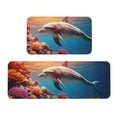 thumbnail image 1 of Sikiie Underwater Plant Dolphin Kitchen Mat 2 PCS Cushioned Kitchen Rug, Waterproof Non-Slip Kitchen Mats for Kitchen, Floor Home, Sink, Laundry, 1 of 6