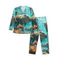 thumbnail image 1 of Sikiie Underwater Swimming Guinea Pig Mens Pajama Set, Soft Warm Long Sleeve Sleepwear, Cozy Button-Down Pjs for Men-X-Large, 1 of 7