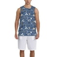 thumbnail image 1 of Sikiie Underwater World Animals Basketball Jersey Reversible Men's Mesh Athletic Sports Shirts Training Practice S-4XL, 1 of 6