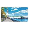 thumbnail image 1 of Sikiie Urban Riverside Clock Tower Mouse Pad, 16x29.5 Mousepad Desk Mat in Anti-Slip Rubber Mousepads Mat for Game Office Laptop Computer, 1 of 8