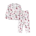 thumbnail image 1 of Sikiie Valentine's Day gnomes Print Pajamas for Women Set, Womens Pajama Sets, Lounge Sets for Women, 2pjs for Women-Medium, 1 of 7