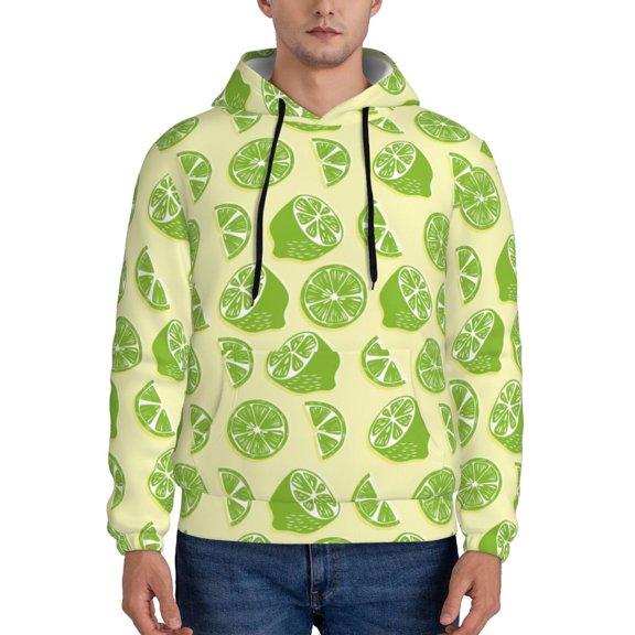 Sikiie Various Lemons Men's Hoodie, Essentials Hoodie, Sweatshirt, Pullover Hooded Sweatshirt for Men-Small