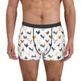 thumbnail image 1 of Sikiie Various Rooster Print Men's Boxer Briefs, Elastic Waistband Boxer Briefs Leggings-XX-Large, 1 of 5