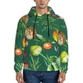 thumbnail image 1 of Sikiie Vegan Men's Hoodie, Essentials Hoodie, Sweatshirt, Pullover Hooded Sweatshirt for Men-4X-Large, 1 of 7