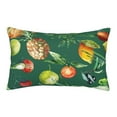 thumbnail image 1 of Sikiie Vegan Print Plush Pillow Cover, Wrinkle-proof and Stain-resistant Pillow Protector without Pillow Core, Home Decoration-14"x20", 1 of 6