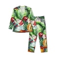 thumbnail image 1 of Sikiie Vegan1 Mens Pajama Set, Soft Warm Long Sleeve Sleepwear, Cozy Button-Down Pjs for Men-Small, 1 of 7