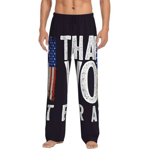 Sikiie Veterans Day2 Pajama Pants Men, PJ Bottoms, Sleep & Lounge Pants-XX-Large