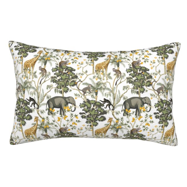 Sikiie Vintage Animals Palm Tree Pillow Covers, Throw Pillow Case