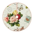 thumbnail image 1 of Sikiie Vintage Bike Flower Butterfly Nativity Christmas Tree Skirt, Jesus Christian Winter Holiday Tree Mat Decoration(30-48IN), 1 of 6