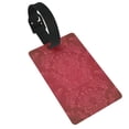 thumbnail image 1 of Sikiie Vintage Burgundy Luggage Tags Privacy Cover ID Label Suitcase Tags Identifiers For School Bags,Suitcases, 1 of 7