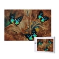 thumbnail image 1 of Sikiie Vintage Butterfly Green Puzzle, Jigsaw Puzzles, Jigsaw Puzzles 1000 Pieces, Custom Jigsaw Puzzle for Adults (29.5×19.7in, Horizontal), 1 of 9