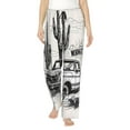 thumbnail image 1 of Sikiie Vintage Cactus Pickup Women’s Lounge Pants, Lounge Pants Sleep Bottoms, Lounge for Women, Womens Pajama Pants -Large, 1 of 6