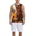 thumbnail image 1 of Sikiie Vintage Cute Corgi Sunflower Basketball Jersey Reversible Men's Mesh Athletic Sports Shirts Training Practice S-4XL4X-Large, 1 of 6
