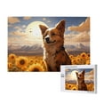 thumbnail image 1 of Sikiie Vintage Cute Corgi Sunflower Puzzle, Jigsaw Puzzles, Jigsaw Puzzles 1000 Pieces, Custom Jigsaw Puzzle for Adults (29.5×19.7in, Horizontal), 1 of 9
