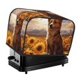 thumbnail image 1 of Sikiie Vintage Cute Corgi Sunflower Toaster Covers 2 Slice Dustproof Toaster Cover Bread Machine Cover, Dustproof Cover - 11.4" x 7.5" x 7.9", 1 of 7