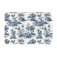 thumbnail image 1 of Sikiie Vintage Floral 1 Print Flannel Anti-slip Floor Mat 16x24in, Thickened Dustproof Entrance Door Mat Floor Mat for Kitchen, Bathroom, Laundry Room, 1 of 7