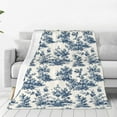 thumbnail image 1 of Sikiie Vintage Floral 1 Ultra-Soft Micro flannel Blanket Luxury All Seasons Warm Blanket for Bedding Sofa and Travel (4 sizes)-60"x50", 1 of 7