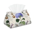 thumbnail image 1 of Sikiie Vintage Flower Leather Tissue Box Cover Rectangle, Long Tissue Box Cover, Tissue Box Holder, Tissue Holder for Bathroom, 1 of 7