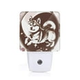 thumbnail image 1 of Sikiie Vintage Husky Dog Led Night Light, Warm White,Cool White Lights for Bathroom,Hallway,Bedroom, Kids Room-US, 1 of 7