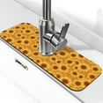 thumbnail image 1 of Sikiie Vintage Leopard Print Sunflower Splash Guard for Sink Faucet-1 PC Super Absorbent Fast Drying Mat Sink Gadgets-Splash Guard for Kitchen, Sink Mat, 1 of 7