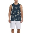thumbnail image 1 of Sikiie Vintage Marine Basketball Jersey Reversible Men's Mesh Athletic Sports Shirts Training Practice S-4XL3X-Large, 1 of 6