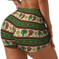thumbnail image 1 of Sikiie Vintage Mexican Workout Shorts Women Scrunch Butt Gym Shorts Seamless High Waist Tummy Control Yoga Biker Athletic Shorts-X-Large, 1 of 8