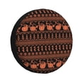 thumbnail image 1 of Sikiie Vintage Pumpkin Pattern PVC Leather Spare Tire Wheel Cover Spare Tire Cover, for Car Truck SUV Camper Trailer Universal Fit(14-17in)-15 inch, 1 of 6