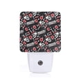 thumbnail image 1 of Sikiie Vintage Skull Casino Led Night Light, Warm White,Cool White Lights for Bathroom,Hallway,Bedroom, Kids Room-EU, 1 of 7