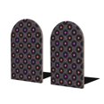 thumbnail image 1 of Sikiie Vinyl Records Musical Notes Bookends 1 Pair, Wood Bookends for Shelves, Book Ends for Shelves, Book Shelf Holder for Home Office, 1 of 7