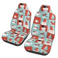 thumbnail image 1 of Sikiie Warm Christmas Memories Car Seat Protector 2 Pack Car Seat Cushion Mat, Car Seat Covers for SUV, Truck, Van, 1 of 7
