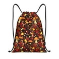 thumbnail image 1 of Sikiie Warm Plants and Mushrooms Drawstring Backpack Drawstring Bags, Draw String Back Bag for Sports, Gym, Travel, Swimming, Beach-Medium, 1 of 6