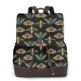 thumbnail image 1 of Sikiie Wasp Cockchafer Butterfly Women Genuine Leather Backpack Fashion Rucksack Daypack Leather Casual Travel Backpacks for Women, 1 of 4