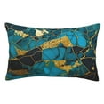 Sikiie Watercolor Blue Marbled Pillow Covers, Throw Pillow Case Cushion